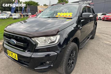 Black 2017 Ford Ranger Dual Cab Utility Xlt 3.2 (4X4)