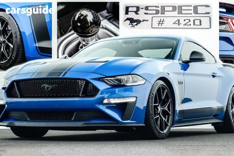 Blue 2020 Ford Mustang Fastback R-Spec