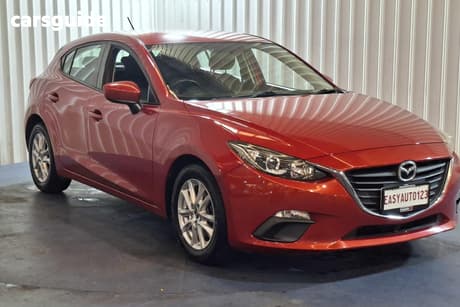 Red 2015 Mazda 3 Hatchback Neo
