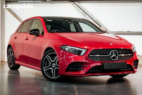 Red 2022 Mercedes-Benz A250 Hatchback 4Matic