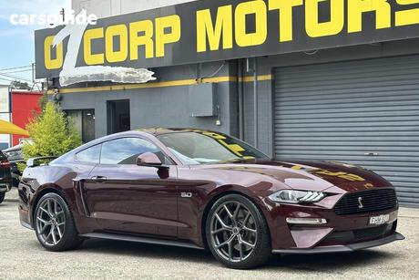 Red 2018 Ford Mustang Coupe Fastback Gt 5.0 V8
