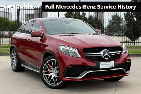 Red 2018 Mercedes-Benz GLE-Class Coupe 63S AMG 4MATIC C292 MY18