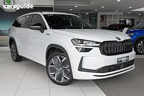 White 2024 Skoda Kodiaq Wagon Sportline (4X4) 132Tsi