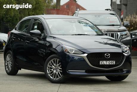 Blue 2020 Mazda 2 Hatchback G15 Evolve