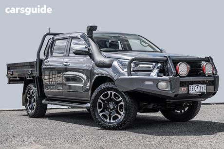 Grey 2022 Toyota Hilux Double Cab Chassis Sr5 (4X4)