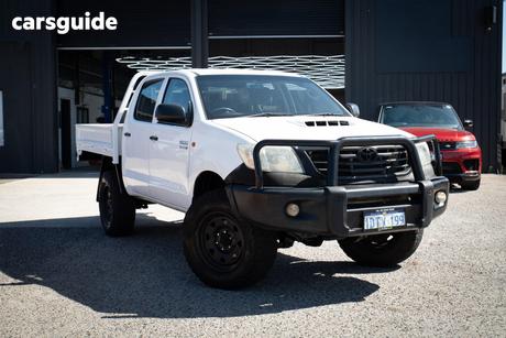 White 2011 Toyota Hilux Dual Cab Pick-up Sr (4X4)