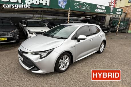Silver 2019 Toyota Corolla Hatchback Ascent Sport (Hybrid)