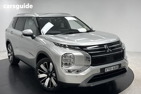 Silver 2025 Mitsubishi Outlander Wagon Aspire 7 Seat (2Wd)