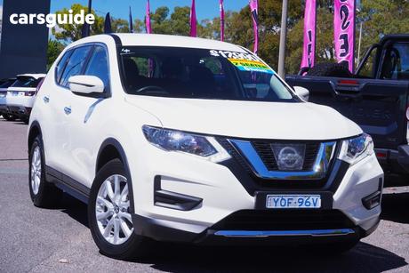 White 2018 Nissan X-Trail Wagon St 7 Seat (2Wd)