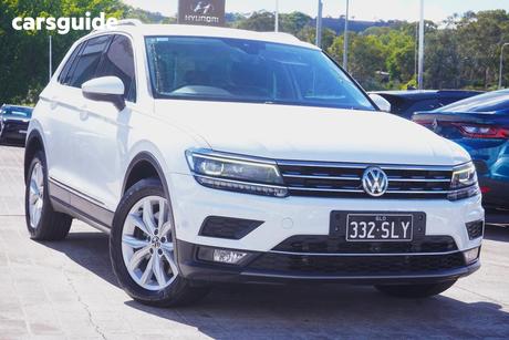 White 2017 Volkswagen Tiguan Wagon 140 Tdi Highline