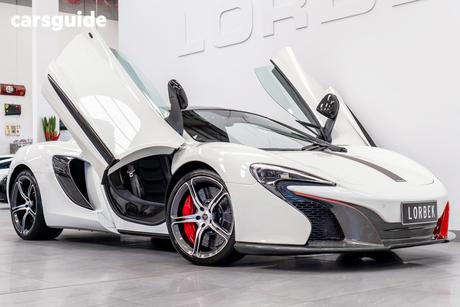 White 2016 McLaren 650S Coupe