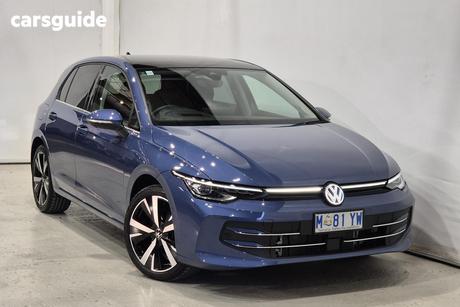Blue 2024 Volkswagen Golf Hatchback Style