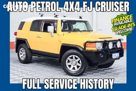 Yellow 2016 Toyota FJ Cruiser Wagon