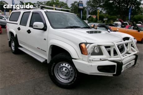 White 2010 Holden Colorado Crew Cab Pickup Lx (4X4)