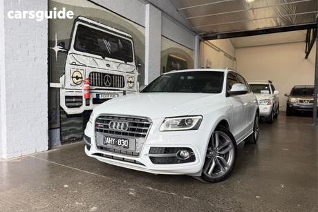 White 2014 Audi SQ5 Wagon 3.0 Tdi Quattro