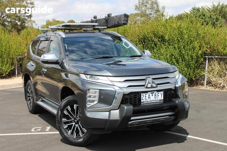 Grey 2020 Mitsubishi Pajero Sport Wagon Exceed (4X4) 7 Seat