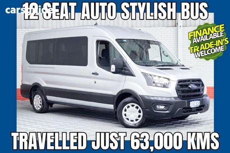 Silver 2021 Ford Transit Bus 410L (Rwd) Srw
