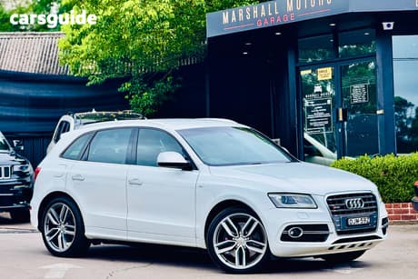 White 2016 Audi SQ5 Wagon 3.0 Tdi Quattro