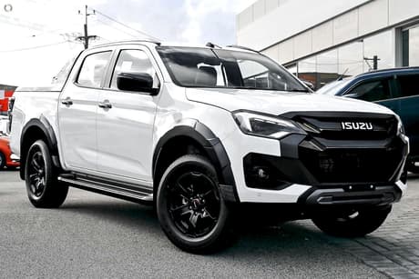 White 2025 Isuzu D-MAX Crew Cab Utility X-Terrain (4X4)