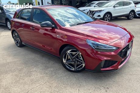 Red 2024 Hyundai I30 Hatchback N Line Prm Mhev