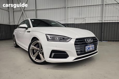 White 2017 Audi A5 Hatchback 2.0 Tfsi Quattro S Tronic Sprt