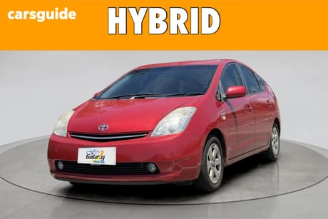 Red 2008 Toyota Prius Hatchback Hybrid