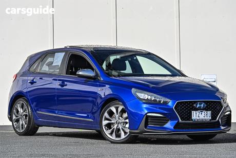 Blue 2018 Hyundai I30 Hatchback N Line Premium