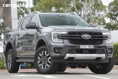Grey 2025 Ford Ranger Double Cab Pick Up Phev Wildtrak (4X4)