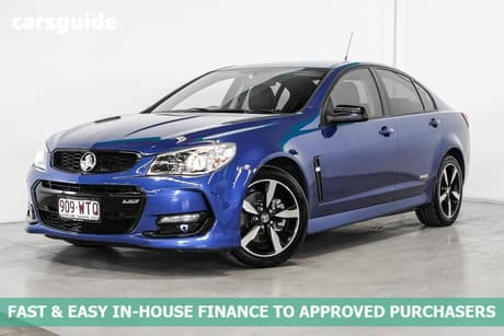Blue 2016 Holden Commodore Sedan Ss Black Pack