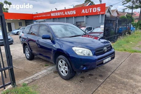 Blue 2006 Toyota RAV4 Wagon Cv Sport