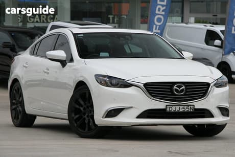 White 2016 Mazda 6 Sedan Atenza