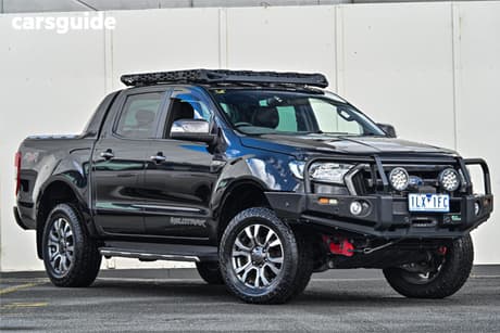 Black 2018 Ford Ranger Dual Cab Pick-up Wildtrak 3.2 (4X4)