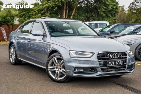 Grey 2015 Audi A4 Sedan 1.8 Tfsi S-Line Le