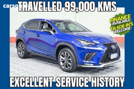 Blue 2018 Lexus NX300 Wagon F Sport (Fwd)