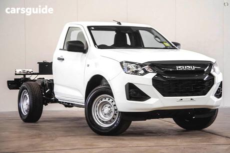 White 2025 Isuzu D-MAX Cab Chassis Sx (4X4)