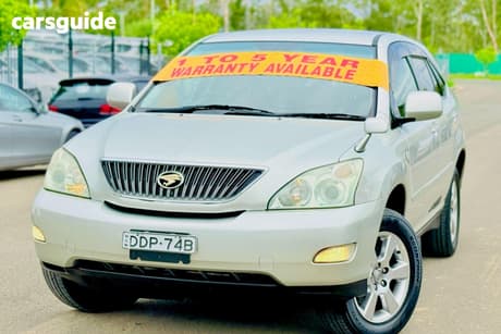 Silver 2004 Toyota Harrier SUV 300G LUXURY 2.4L V6 AUTO SUV / LEXUS RX300