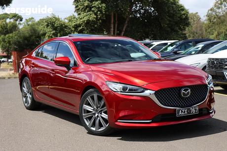 Red 2018 Mazda 6 Sedan Atenza