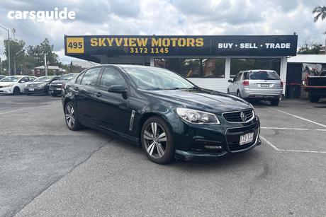 Green 2013 Holden Commodore Sedan Sv6
