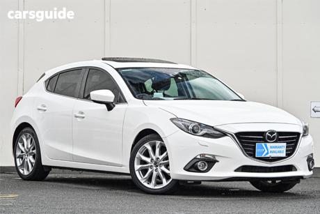 White 2015 Mazda 3 Hatchback Sp25 Astina