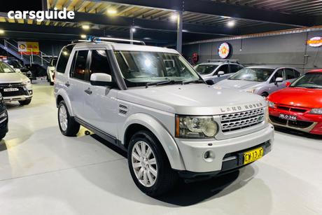 Silver 2012 Land Rover Discovery 4 Wagon 3.0 Sdv6 Hse