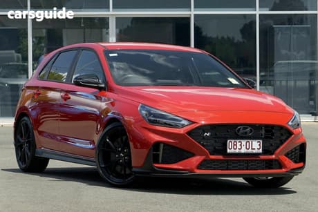 Red 2024 Hyundai I30 Hatchback N Premium With Sunroof