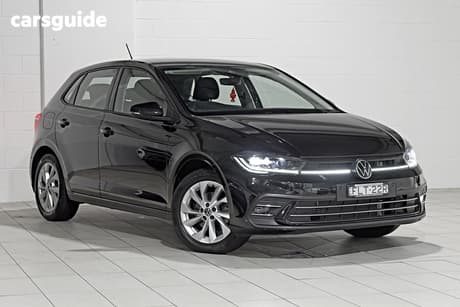 Black 2024 Volkswagen Polo Hatchback Style
