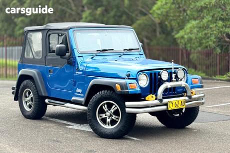 Blue 2003 Jeep Wrangler Hardtop Sport (4X4)