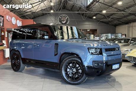 Blue 2024 Land Rover Defender Wagon 110 D300 X-Dynamic Se (220Kw)