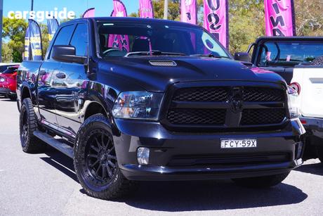 Black 2023 RAM 1500 Crew Cab Utility Express