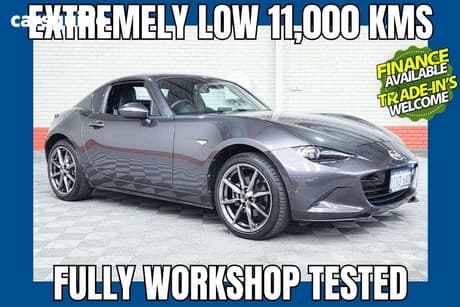 Grey 2021 Mazda MX-5 Convertible Rf Gt