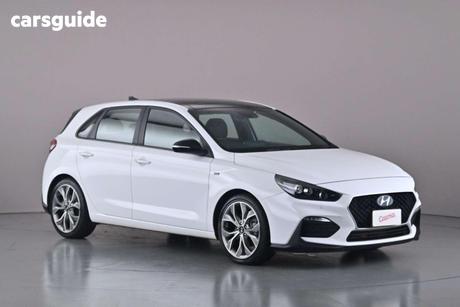 White 2023 Hyundai I30 Hatchback N Line Premium