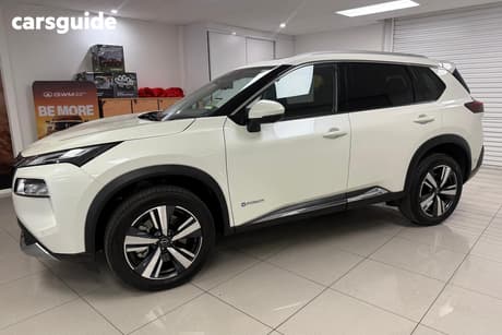 White 2025 Nissan X-Trail Wagon Ti (4Wd) E-Power (Hybrid)