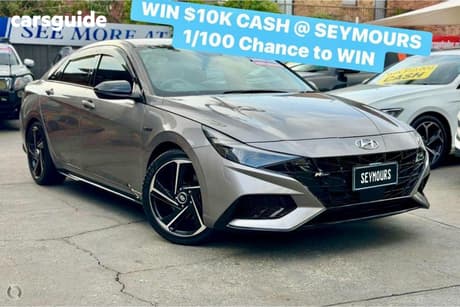 Grey 2022 Hyundai I30 Sedan N Line