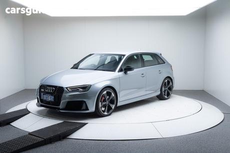 Silver 2017 Audi RS3 Hatchback Sportback Quattro
